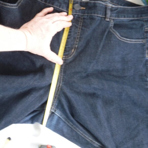 George Plus Dark rince slightly tapered Jeans size 22 Wide - Picture 6 of 6